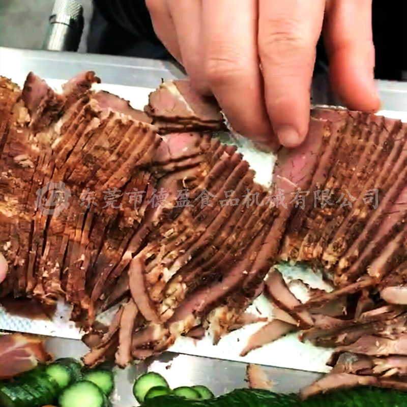 切肉片机切割肉片效果